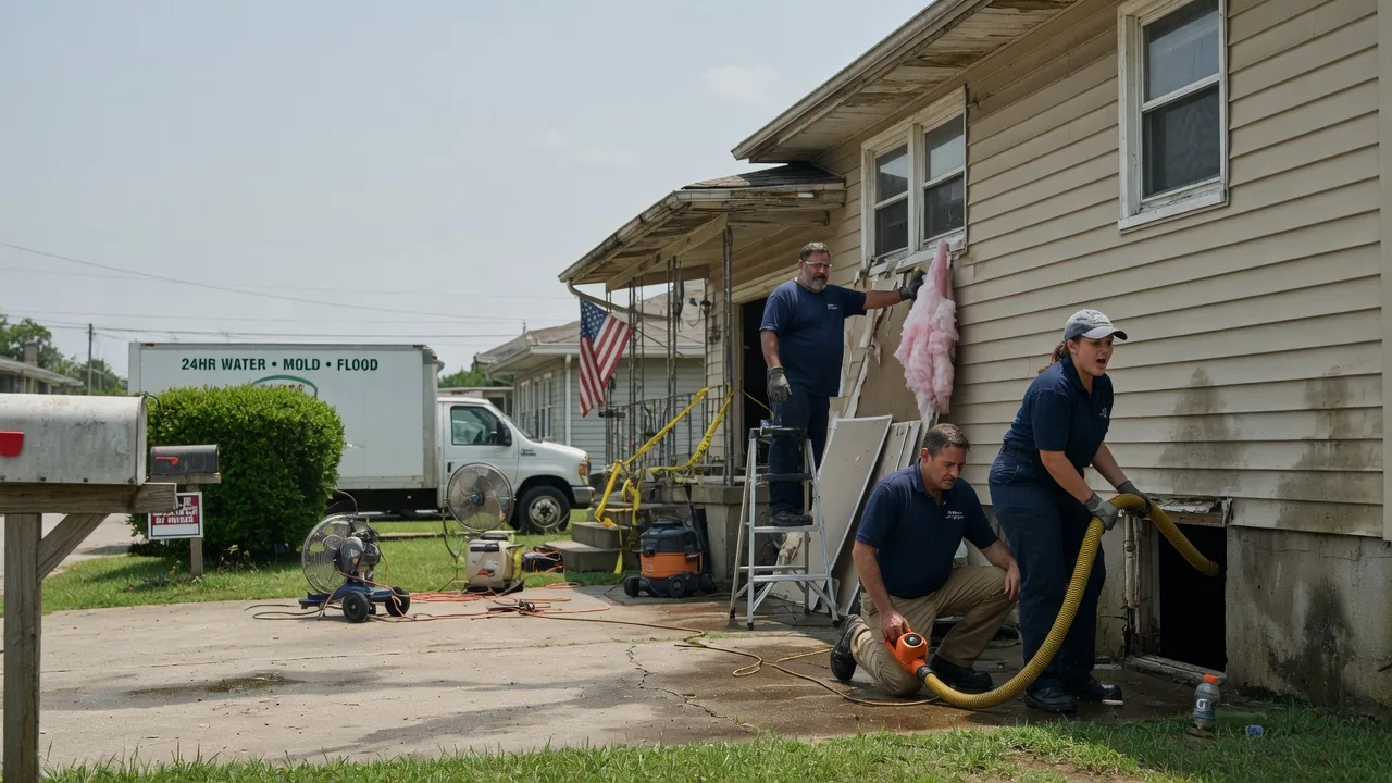 Water Damage Repair in Mapleton, IL near me